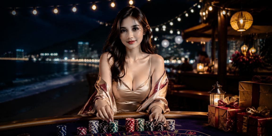 Bối cảnh Nha Trang với chủ đề thể thao và trải nghiệm cá cược trên di động